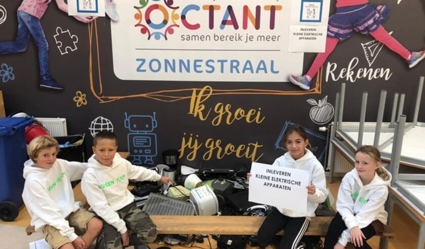 <p>Octantschool Zonnestraal ((Ypenburg) heeft ook een leerlingenraad die zichzelf heeft gebombardeerd tot 'Green Team'. Foto: pr</p>