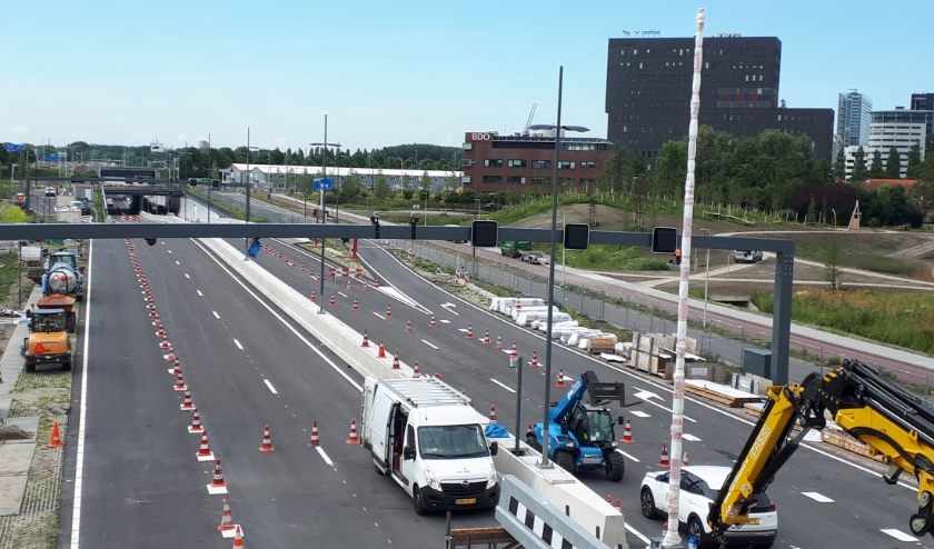 De Rotterdamsebaan gaat de de snelwegen (A4/A13) en de Centrumring van Den Haag met elkaar verbinden. Foto: Ronald Koster