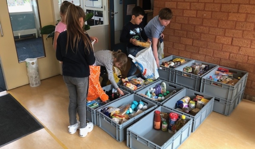 Er wordt inmiddels al veel door ouders en kinderen gedoneerd. Foto: pr