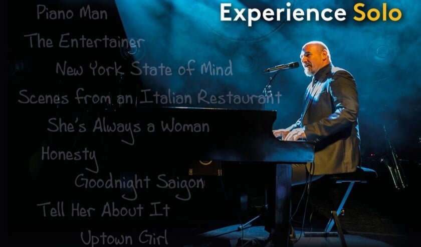 Alexander Broussard speelt Billy Joel in Witte Paard te Nootdorp.