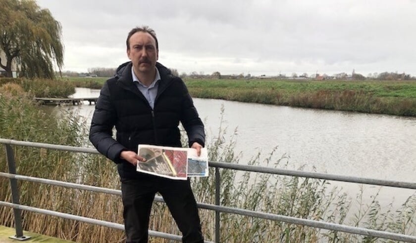 <p>William de Blok opgelucht: 'Wij willen de Nieuwe Driemanspolder groen houden.' Foto: pr</p>