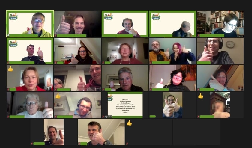 <p>Een gezellige en geslaagde wijkvergadering (zoom-meeting) van BurenvanDeBras. Foto's: pr</p>