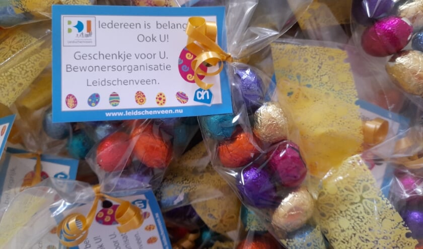 <p>BOL heeft zakjes met paaseitjes voor zowel de bewoners als het personeel van het verzorgingshuis. Foto: pr</p>