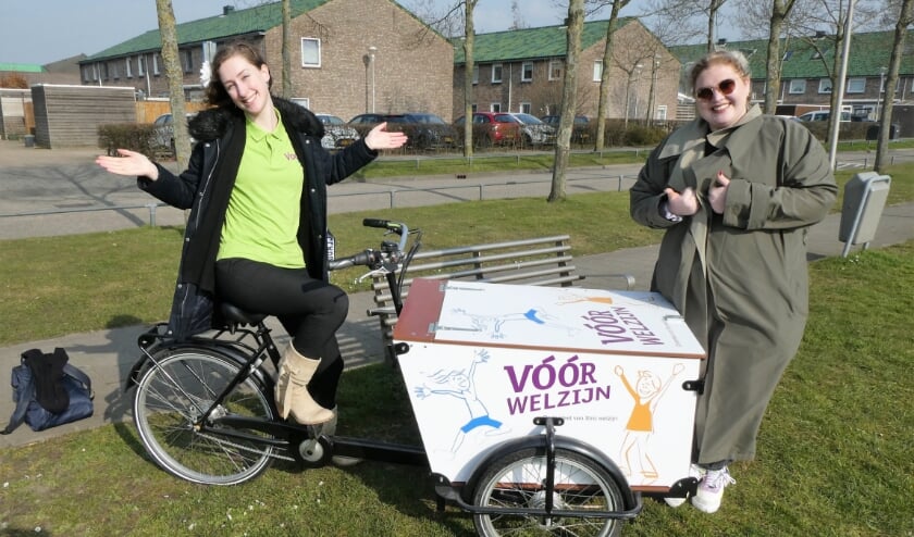 <p>Emily en Robin waren er compleet met bakfiets, helemaal klaar voor. Tekst en foto: Dick Muijs</p>