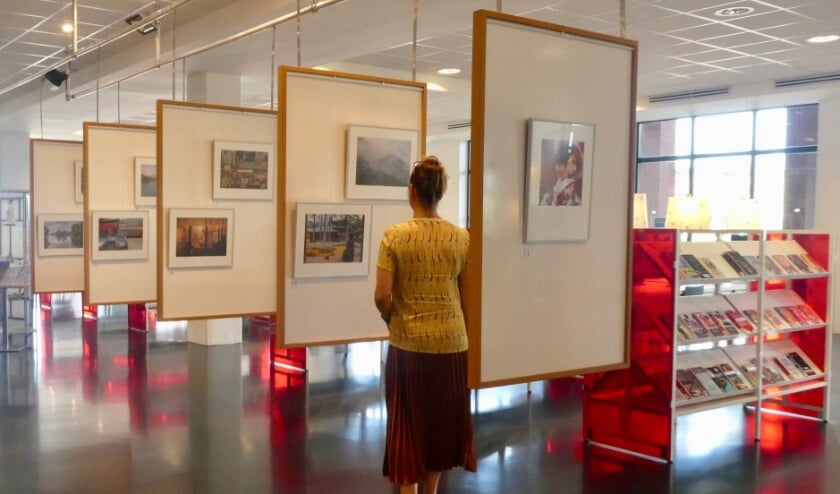 <p>Fraaie foto's op expositie over een reis door een deel van Japan in de bibliotheek Leidschenveen. Foto: Jan van Es</p>