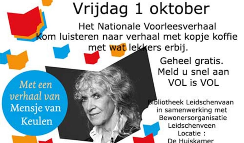 Voorlezen is leuk, of je nu jong of oud bent. Kom luisteren in de bibliotheek! (Foto: PR)