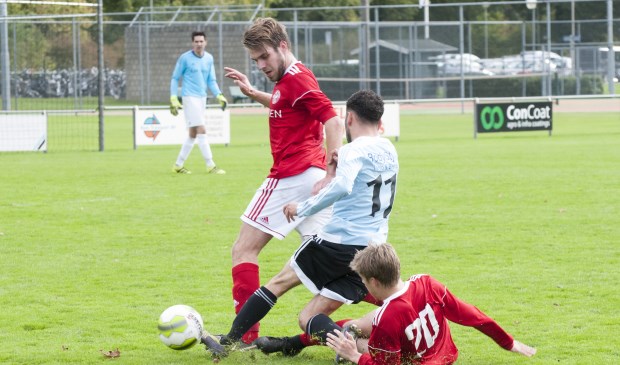 Oostrum verloor zondag met 2-4 van Kwiek Venlo. Foto Lotte Kamphuis.