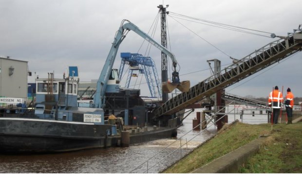 De industriehaven in Wanssum wordt uitgebreid. Foto: archief Peel en Maas.