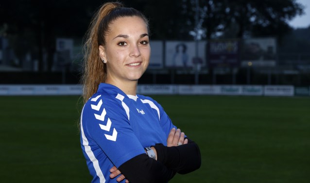 Guusje Eijkmans scoorde tegen Bavel een van de twee Venrayse treffers. Foto: archief Peel en Maas.