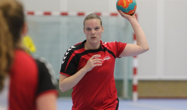 Joy Jakobs scoorde acht treffers voor Manual. Foto: archief Peel en Maas.