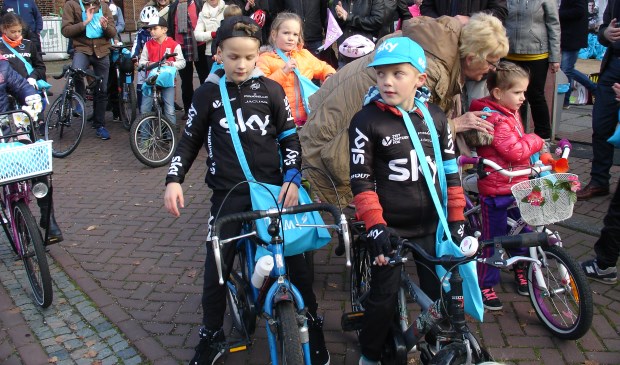 Jonge fans van Wout Poels. Foto: Fanclub Wout Poels.