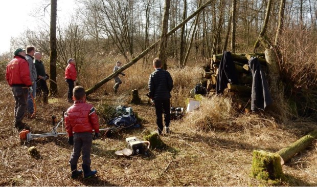 Werken in de natuur. Foto: IVN.