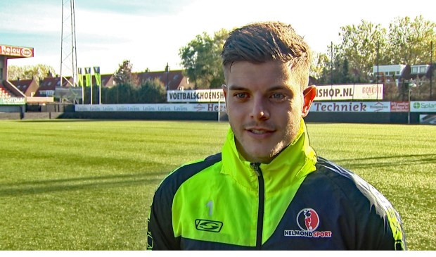 Helmond Sport-doelman Stijn van Gassel. Foto: Wim Wijnhoven