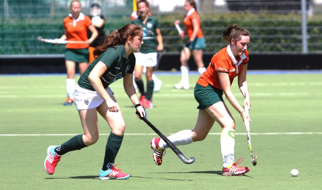Annelieke Creemers scoorden een van de Venrayse doelpunten. Foto: archief Peel en Maas.