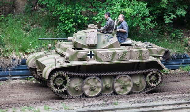 Een Duitse Panzer II. Foto: Peter Damen.