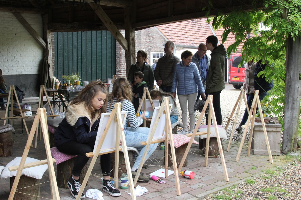 Workhops schilderen in Geijsteren.