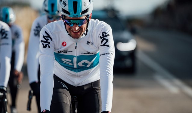 Wout Poels begint zaterdagmiddag aan de Tour de France. (foto: persfoto)