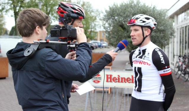 Mike Teunissen kwam dinsdag hard ten val in de Ronde van Polen. Foto: archief Peel en Maas