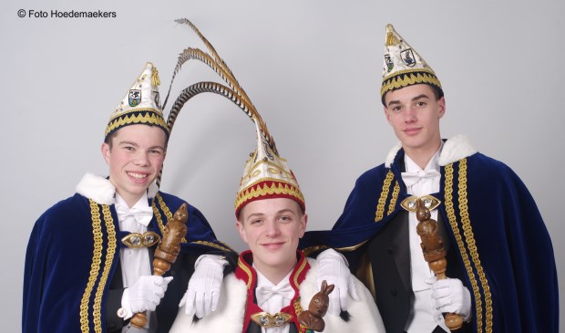 Het nieuwe jeugdtrio van D'n Hazekeutel. Foto: Hoedemaekers.