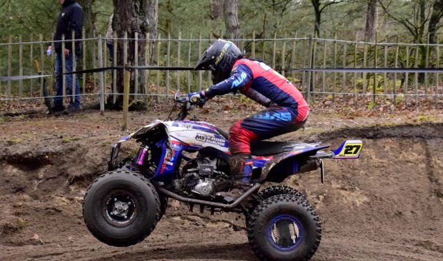 Foto: Wout Smits kende een uitstekend debuut bij het ONK quad masters. Foto: Maycel de Bruijn.