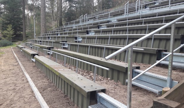 De tribune van het openluchttheater heeft een opknapbeurt gekregen