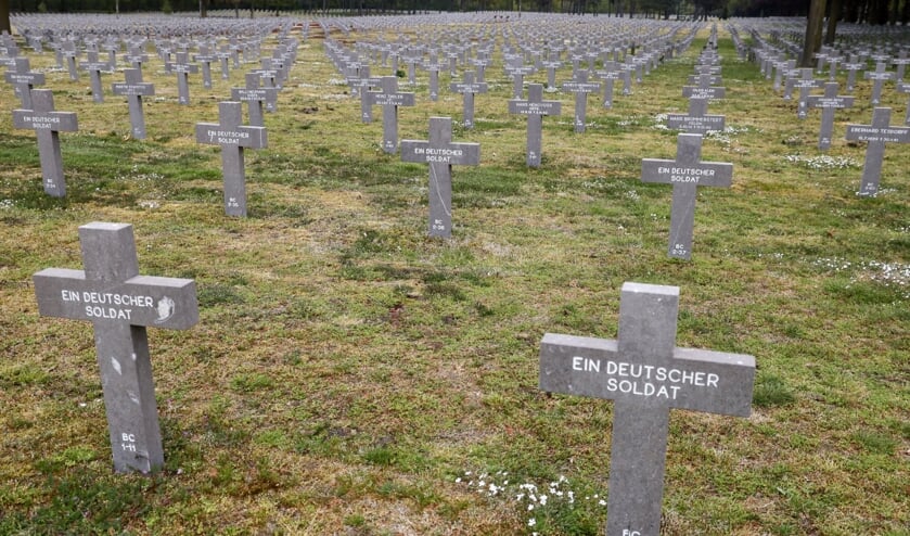 De Duitse militaire begraafplaats in Ysselsteyn.