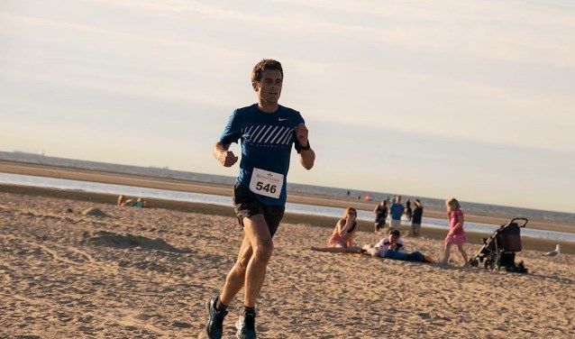 Christiaan van Beusichem kwam als eerste over de finish bij de 10 kilometer.