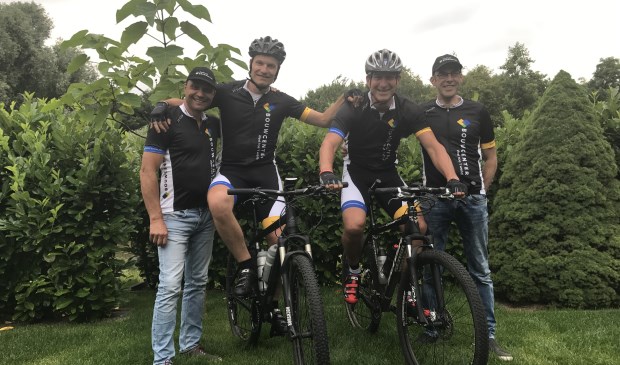 Van links naar rechts: Jeroen Schilder, Marc de Vries, Rob van der Heijden en Rob Kessels | Fotonummer: 0bc450