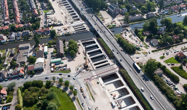 Werk aan de A4.