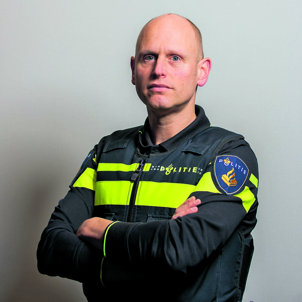 Frans Schraal heeft er zin in om te beginnen aan zijn werkzaamheden als wijkagent.