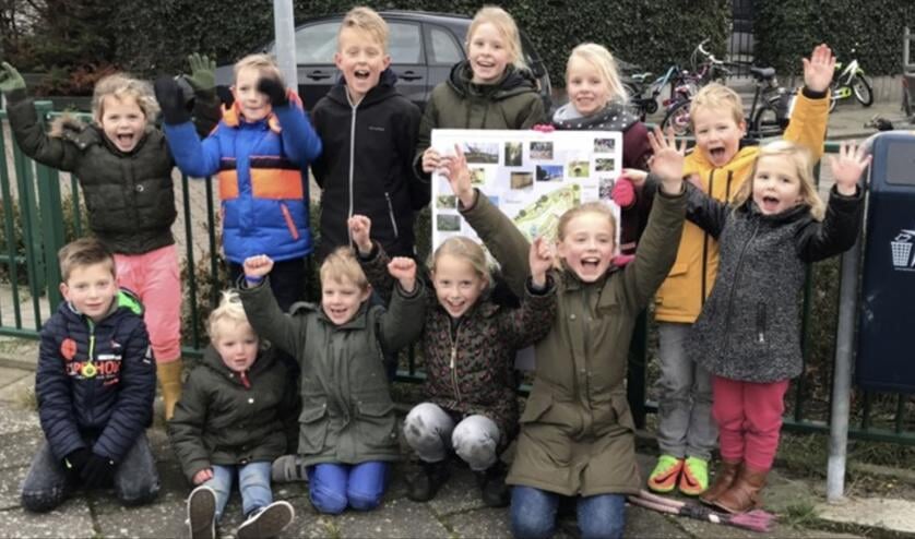 De kinderen zijn blij dat de Beleeftuin Pluto er nu echt gaat komen.