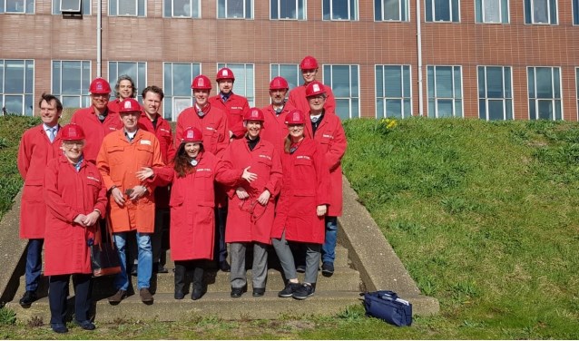 De CDA'ers bij TATA Steel.