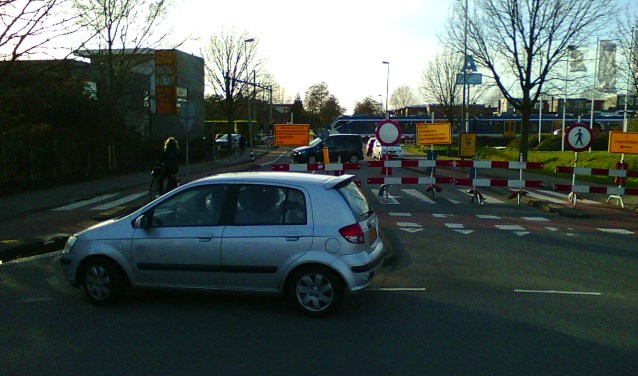 Het is voor automobilisten even omrijden.