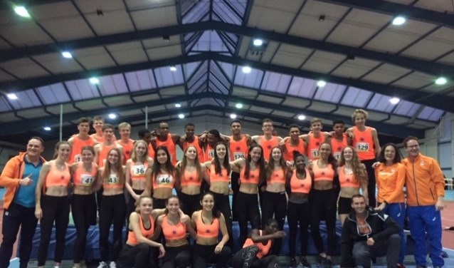 Nederlands jeugdteam (U17) in Münster.