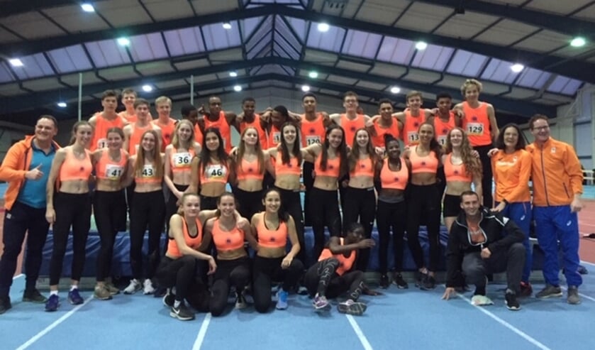 Nederlands jeugdteam (U17) in Münster.