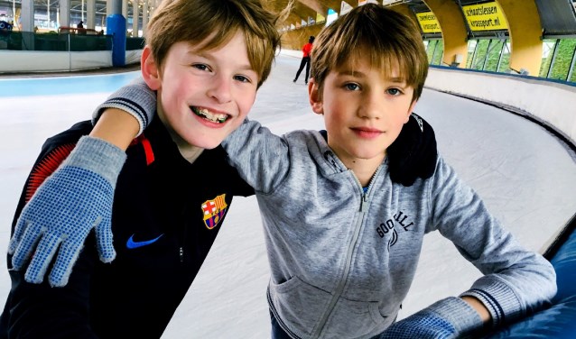Schaatsen voor een goed doel.