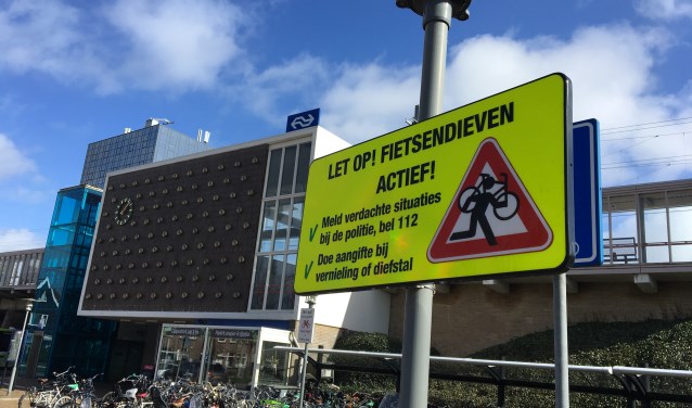 Fietsendieven zijn actief.
