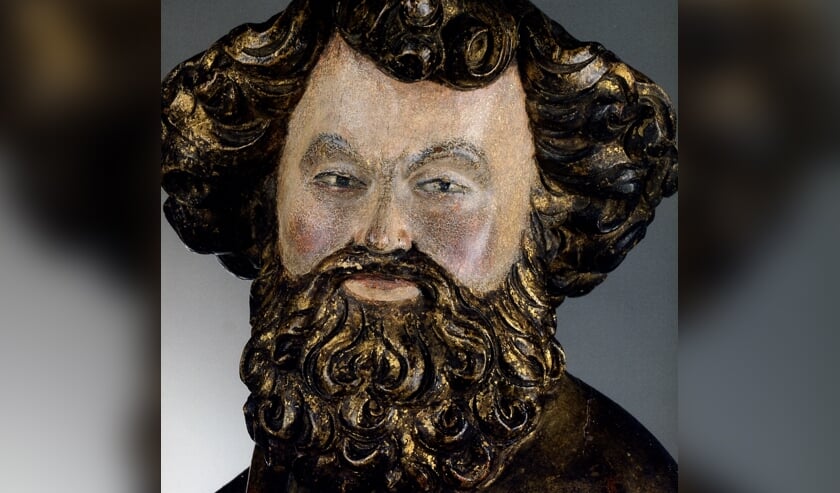 Beeld van Petrus gemaakt door Claus de Werve.