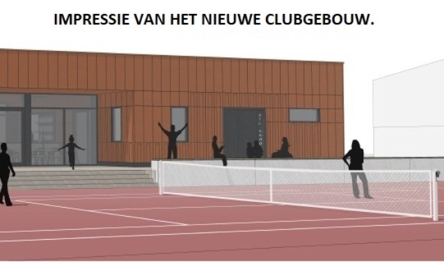 Impressie van het nieuwe clubgebouw van ATC Kadoelen.
