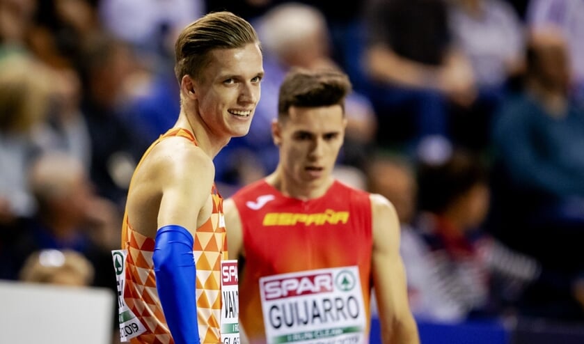 Tony van Diepen voorafgaand aan zijn bronzen race.