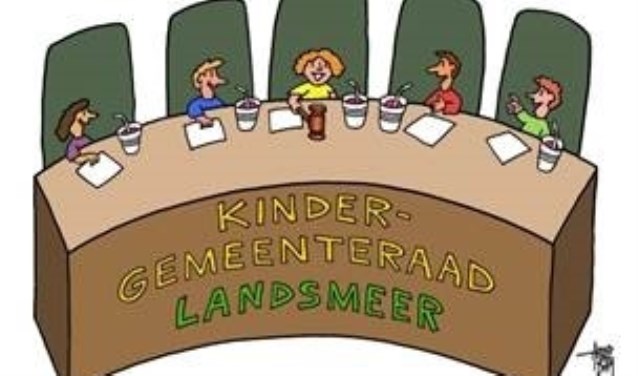 De kindergemeenteraad.