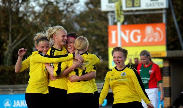 Bij Reiger Boys voetballen de vrouwen op hoog niveau.