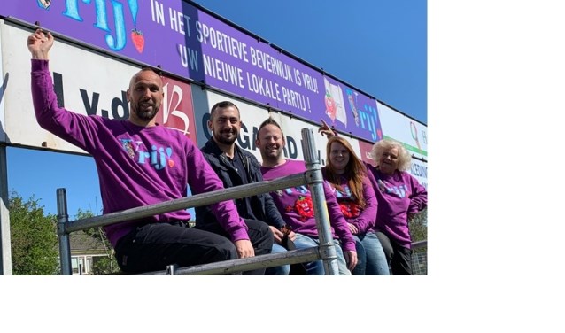De lokale partij Vrij! Beverwijk is benaderbaar voor sportverenigingen.