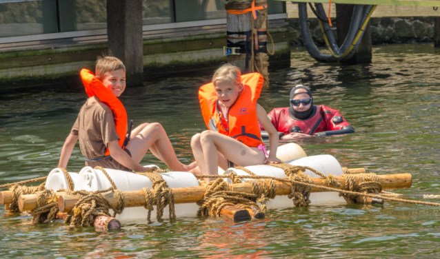 Vlotten bouwen bij de scouting.