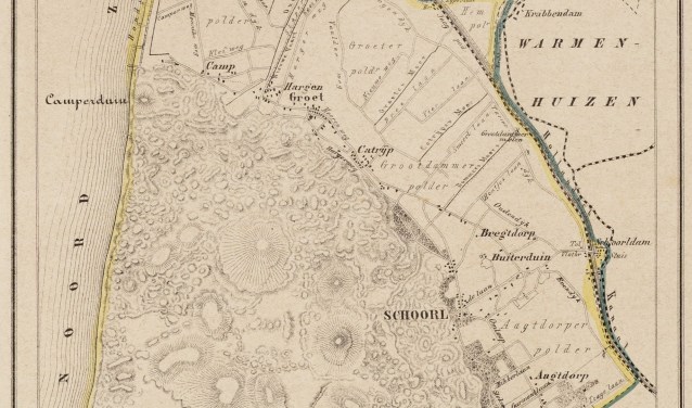 Op woensdag 24 april neemt Harry de Raad, archivaris bij het Regionaal Archief, u mee op een reis langs het cartografische erfgoed van Schoorl en omgeving, vanaf de zestiende eeuw.