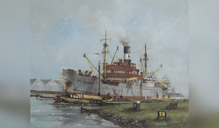 Werk van zeeschilder Fred Boom.