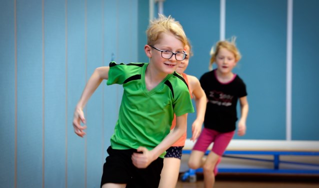 Scholieren Kardinaal de Jong zijn wel héél sportief.
