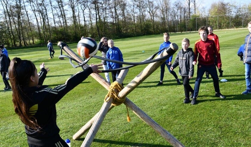 Leerlingen van Heemskerkse basisscholen doen mee de Koningsspelen 2019.
