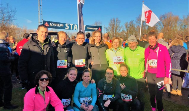 Het team dat in actie kwam voor het Ronald McDonaldhuis.