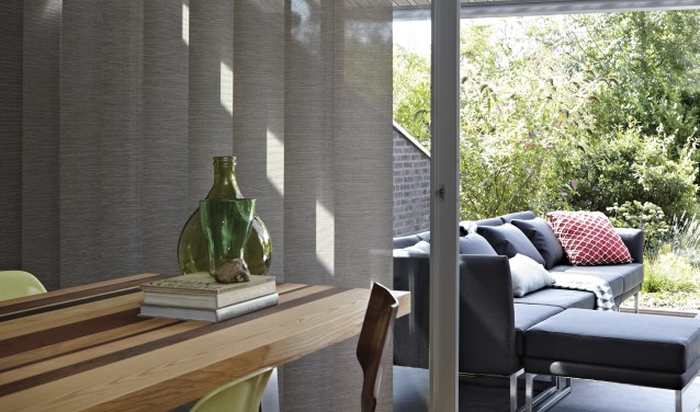 Luxaflex zorgt ervoor dat de warmte en het overbodige licht buiten blijven.